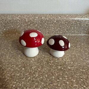 Red Mushroom salt & pepper shakers